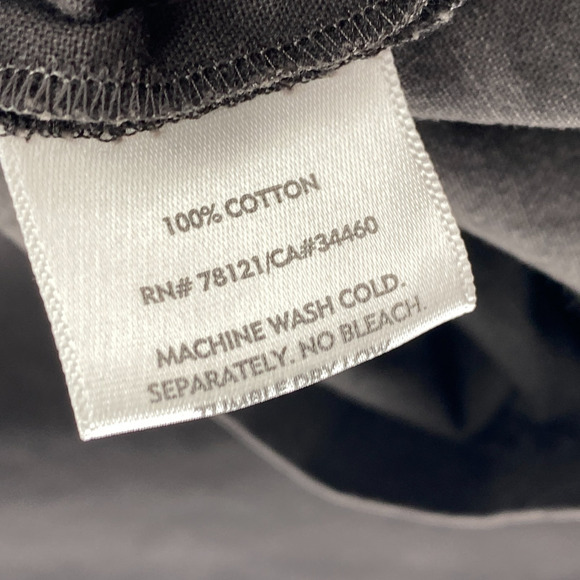 EILEEN FISHER Pants 1X Plus Cotton Straight Ankle High Waist Trouser Gray - Picture 8 of 13